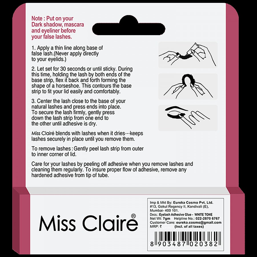 Miss Claire Eyelash Glue Adhesive