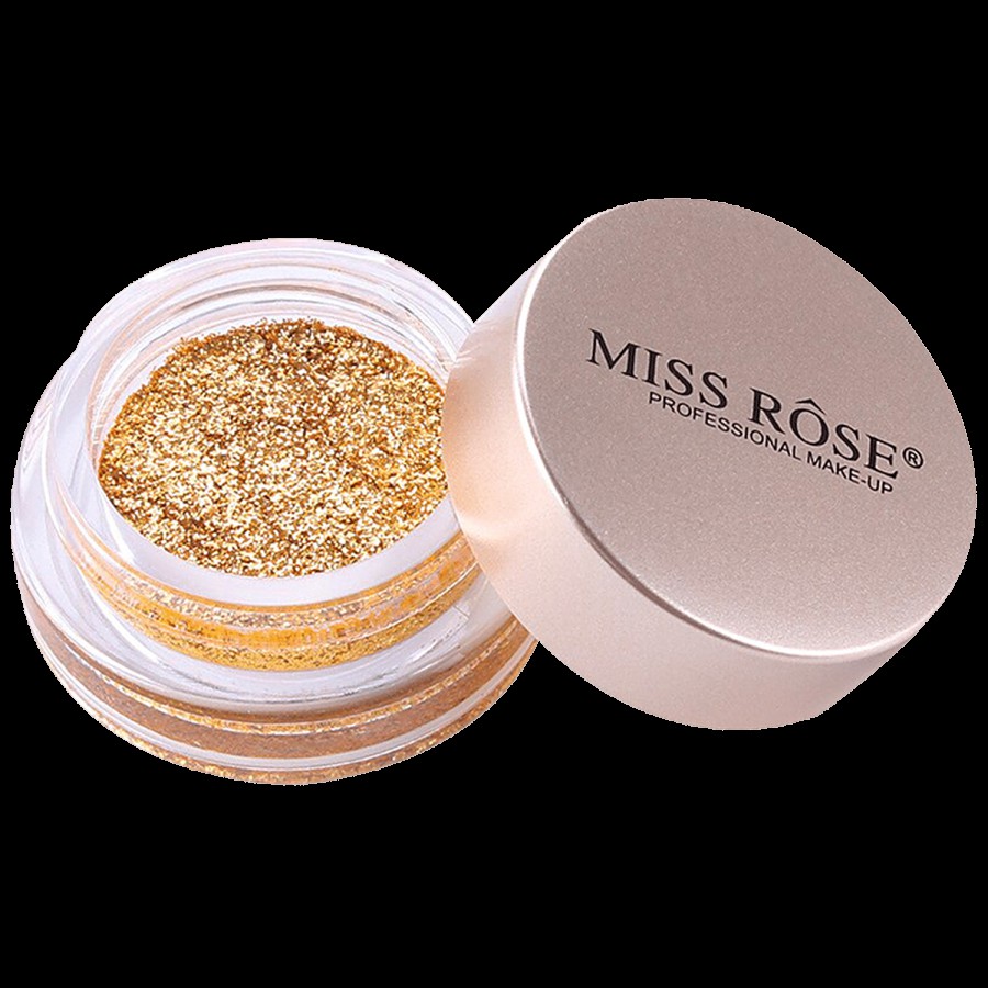 Miss Rose Glitter Eye Pigment - Long Lasting & Transfer Proof