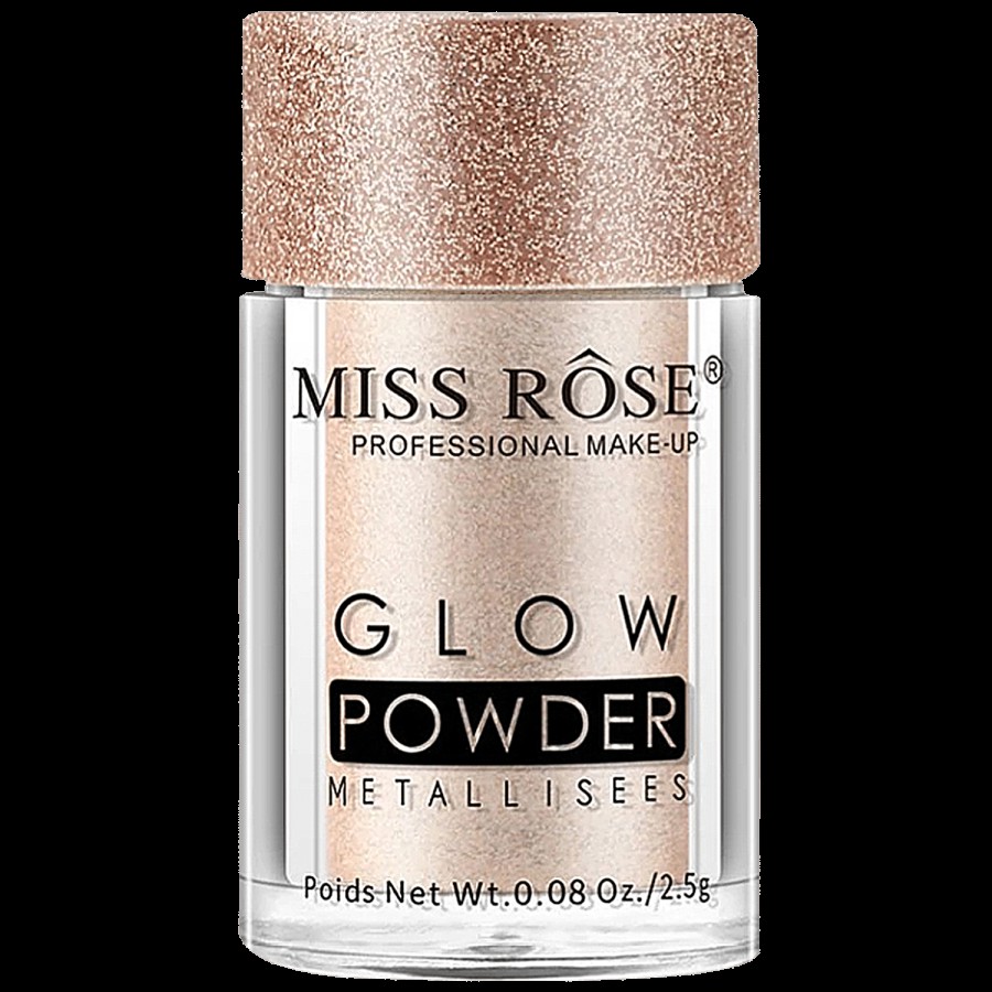 Miss Rose Glow Powder Metallisees - Used As Eyeshadow