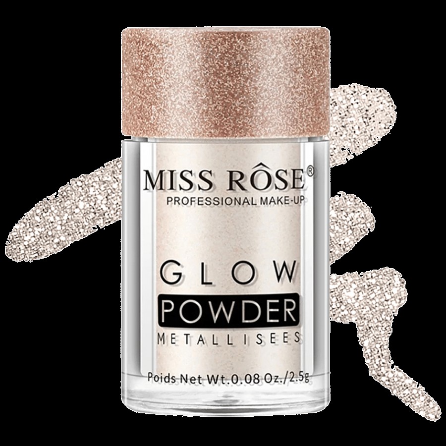 Miss Rose Pigment Eyeshadow Glow Powder Metallisees - Long Lasting