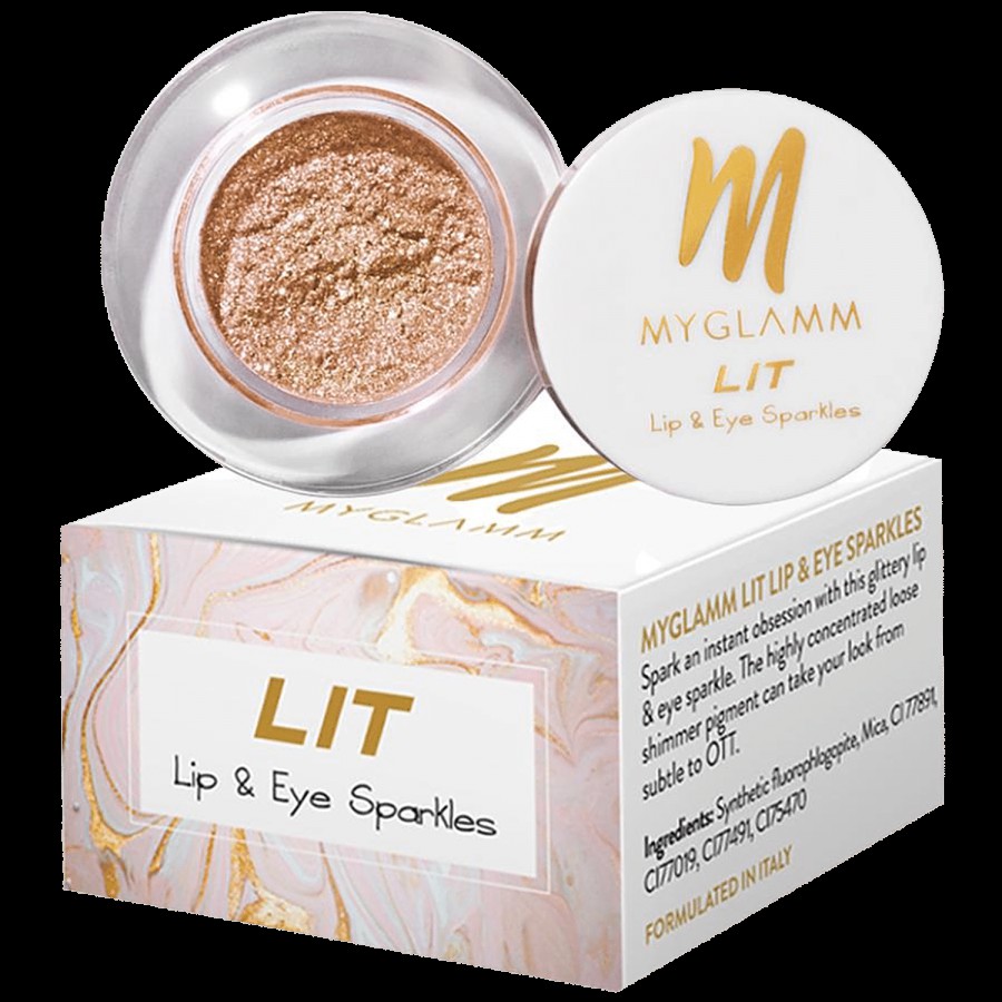 MyGlamm LIT Lip & Eye Sparkles - Your Grace