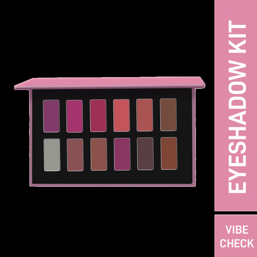 MyGlamm POPxo Makeup Vibe Check 12 Eyeshadow Kit - Mattes & Shimmers