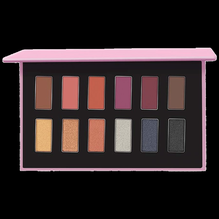 MyGlamm Popxo Makeup Collection - 12 Eyeshadow Kit