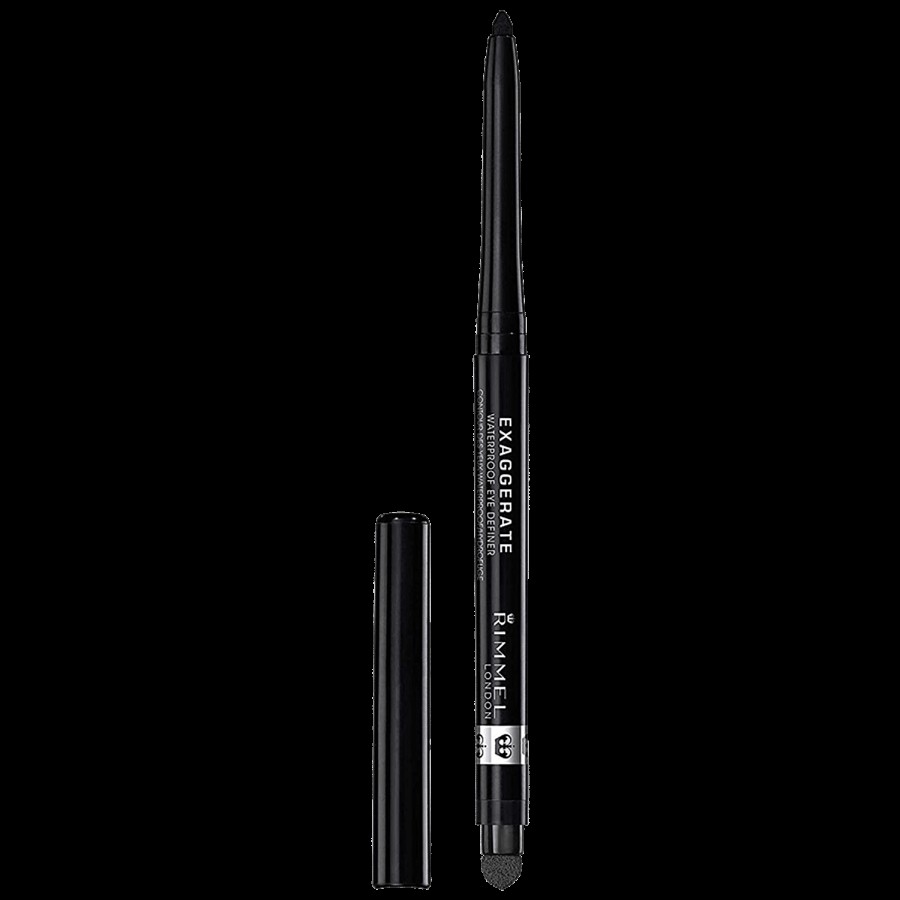 Rimmel London Exaggerate Waterproof Eye Definer - Blackest Black