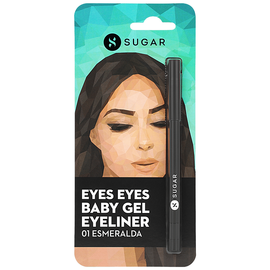 SUGAR Cosmetics Eyes Eyes Baby Gel Eyeliner - Long-lasting