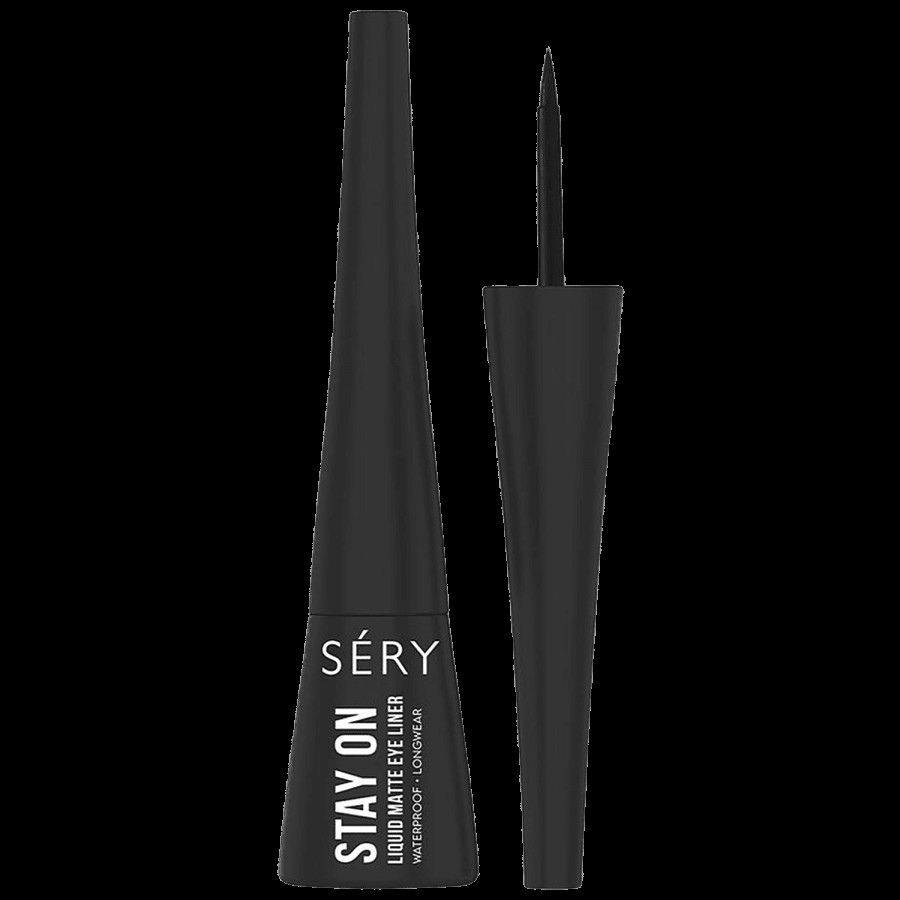 Sery Stay On Liquid Matte Eyeliner - Enriched With Argan Oil