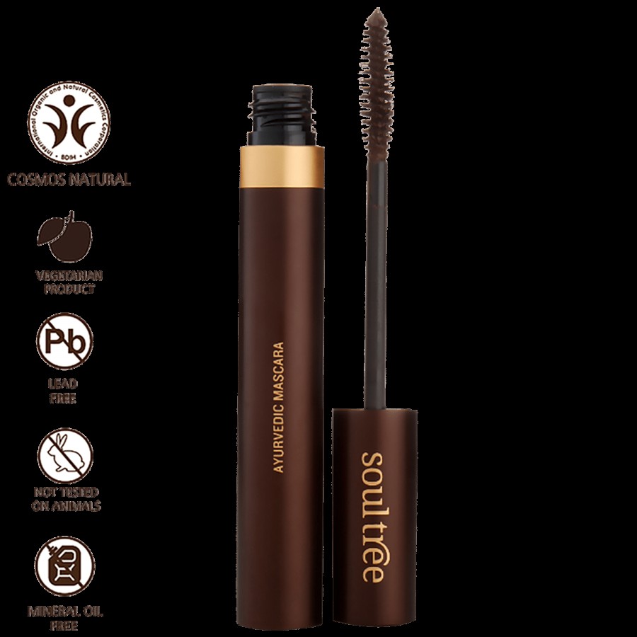 Soultree Ayurvedic Mascara - Soft Brown