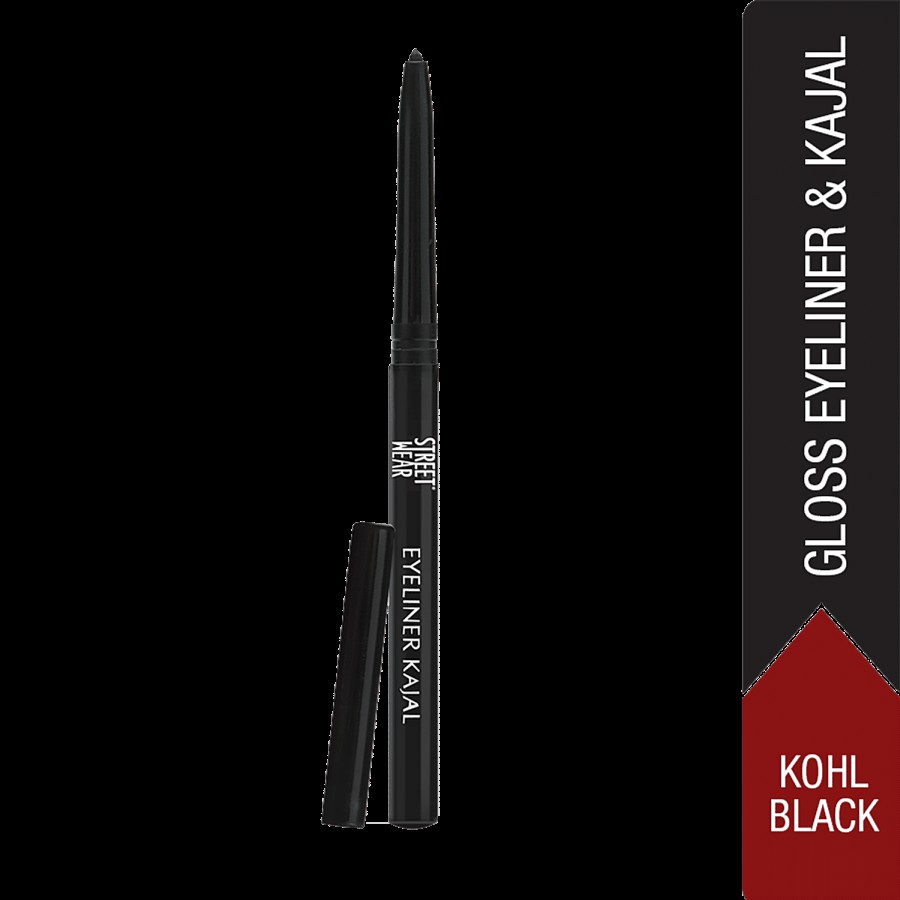 Street Wear Eyeliner Kohl Kajal - Black