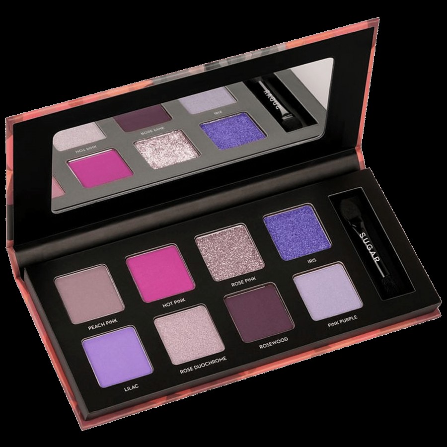 Sugar Cosmetics Blend The Rules Eyeshadow Palette - Lilacs & Pinks