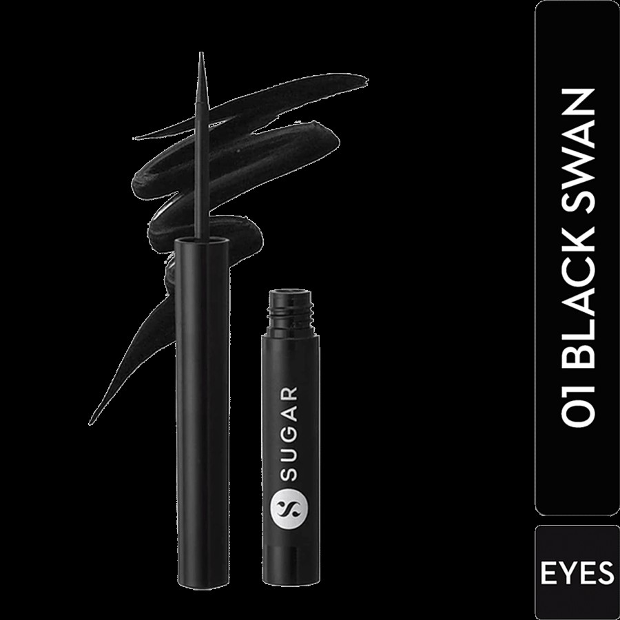 Sugar Cosmetics Eye Warned You So! Double Matte Eyeliner - Lasts Upto 17 Hours