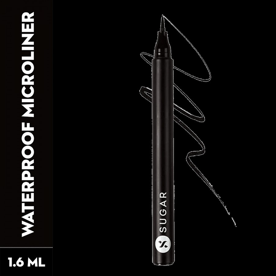 Sugar Cosmetics Wingman Waterproof Microliner - Long Lasting