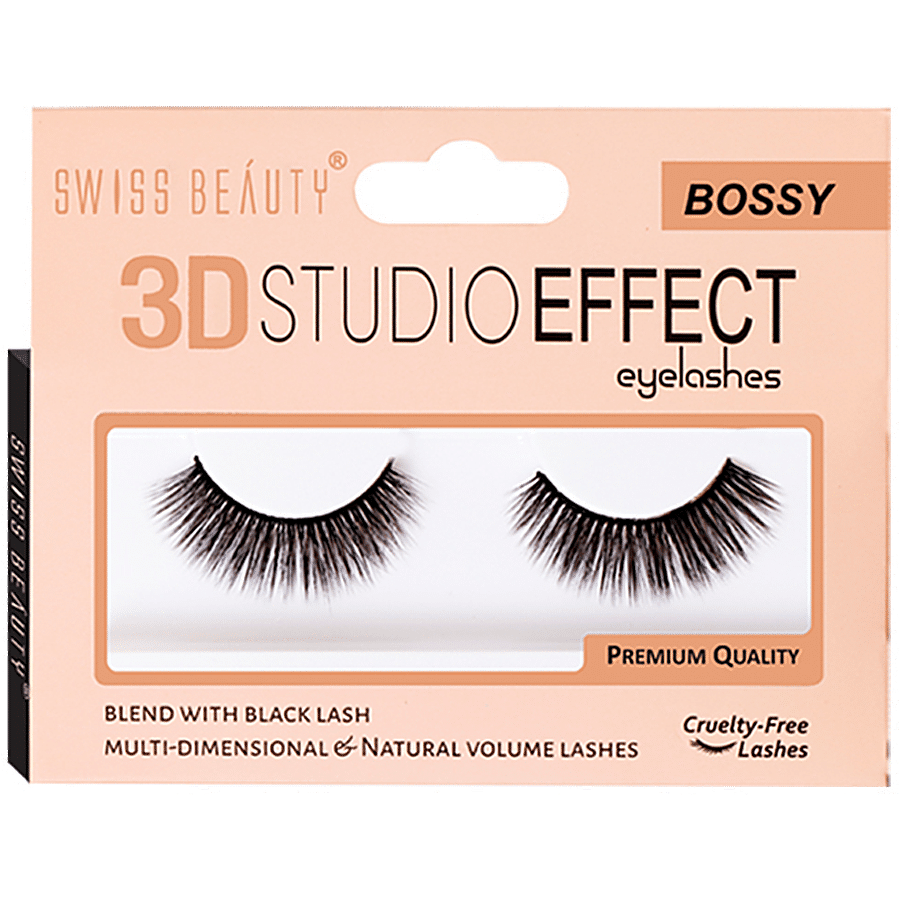 Swiss Beauty 3D Studio Effect Eyelashes - Bossy