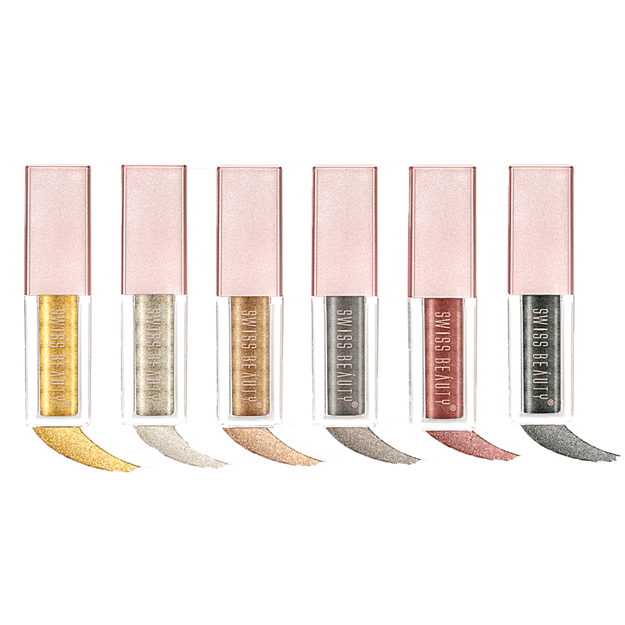 Swiss Beauty Metallic Liquid Eyeshadow - Long Lasting