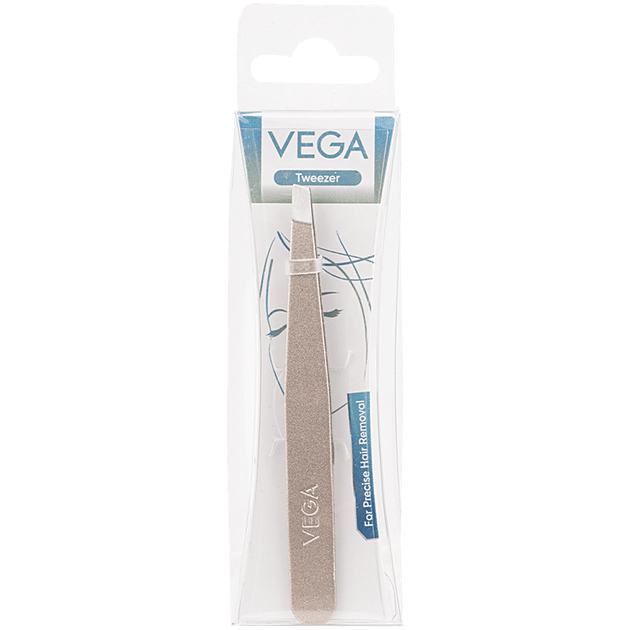 Vega Classic Tweezer Slant Tip - TW-05