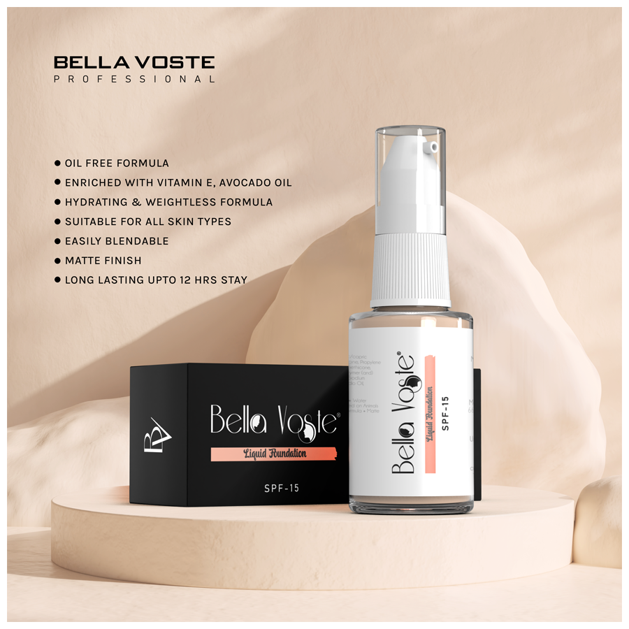 Bella Voste Liquid Foundation - SPF15