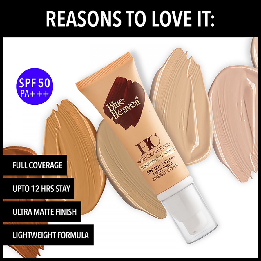 Blue Heaven High Coverage Foundation