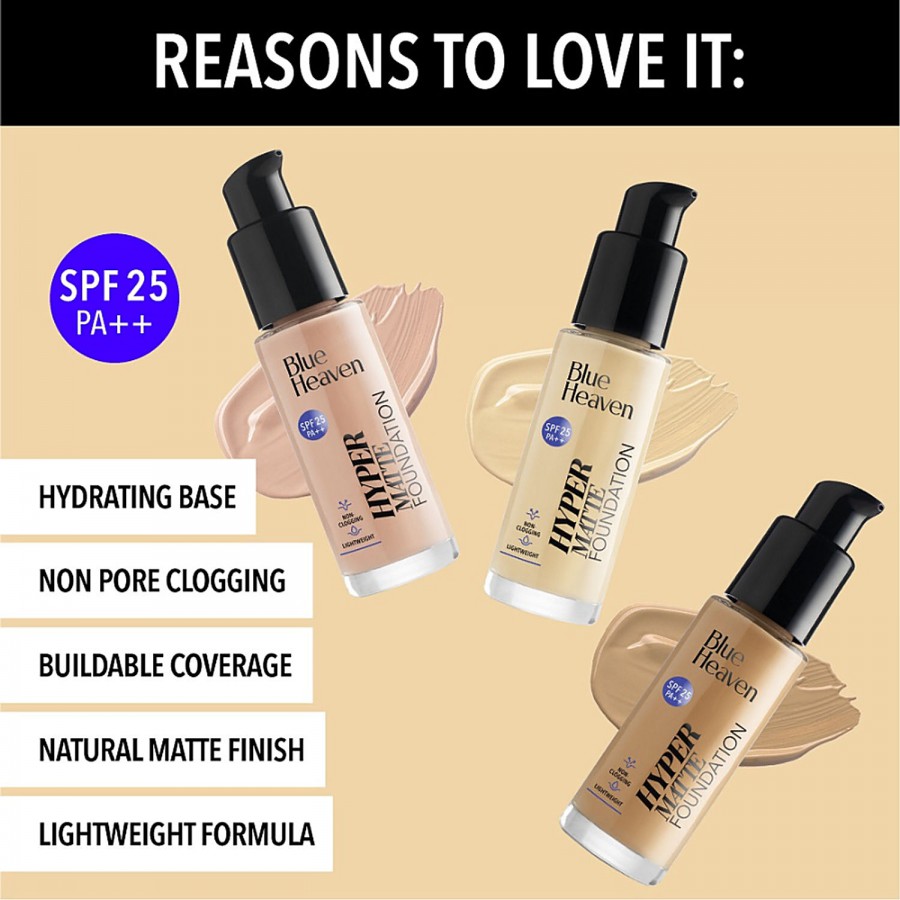 Blue Heaven Hyper Matte Foundation