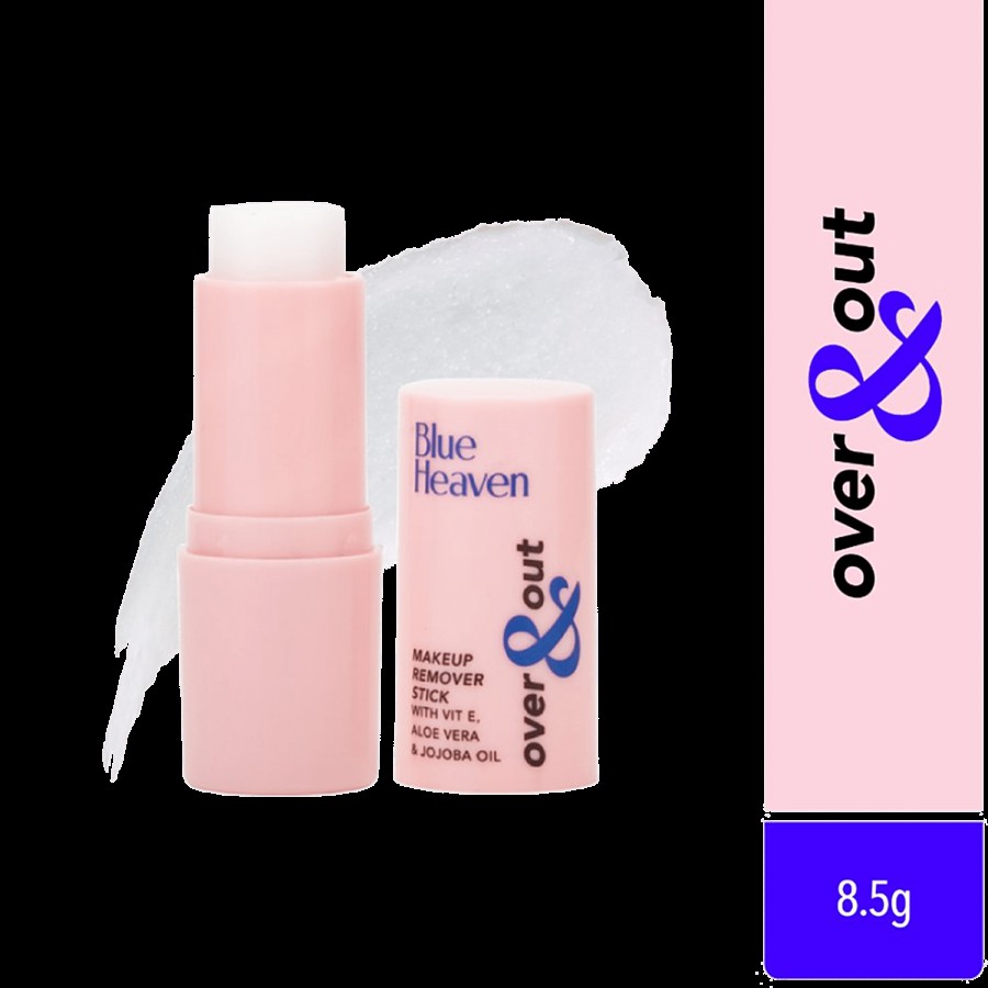 Blue Heaven Over & Out Makeup Remover Stick - Removes Dirt & Impurities