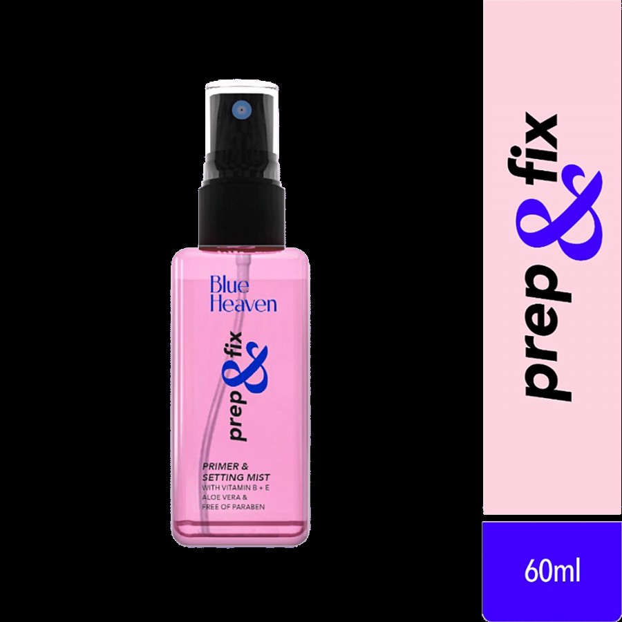 Blue Heaven Prep & Fix Primer & Setting Mist - Paraben Free