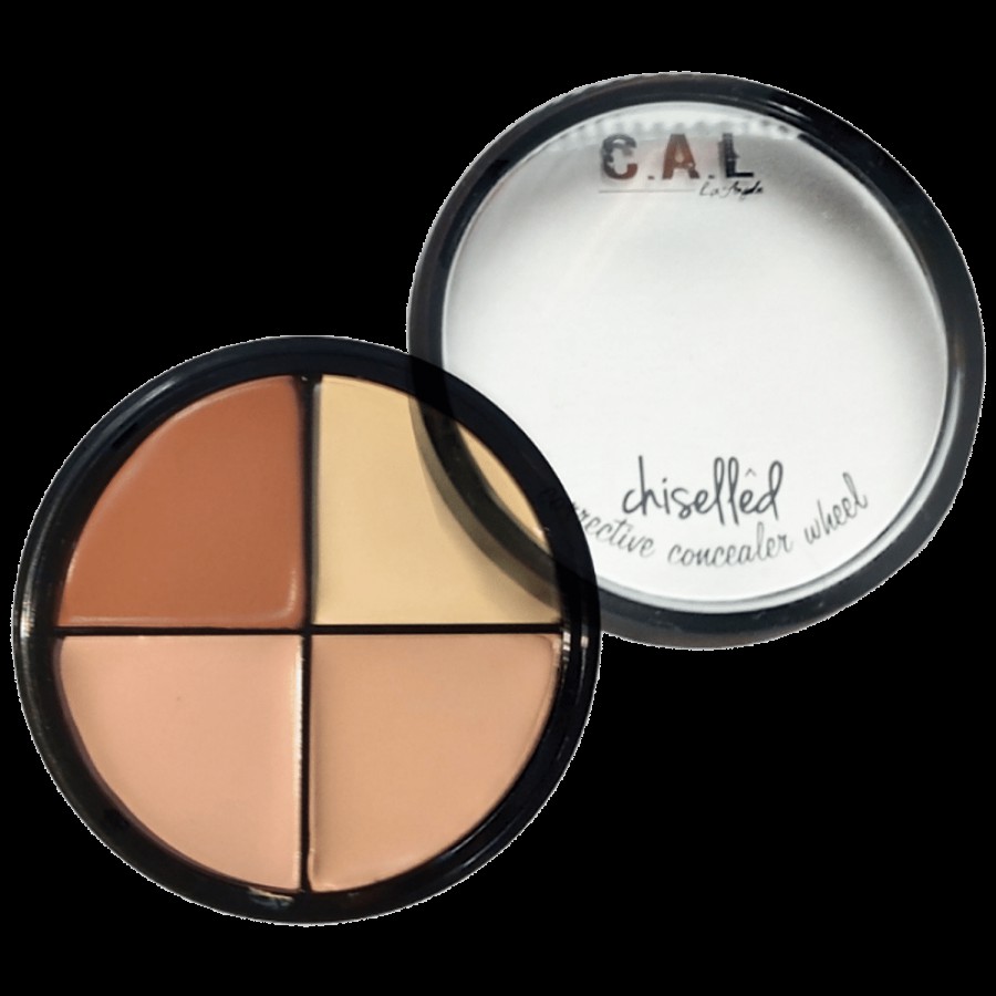 CAL Losangeles Chiselled Contour /Concealer Wheel Pallete Set - Matte Finish