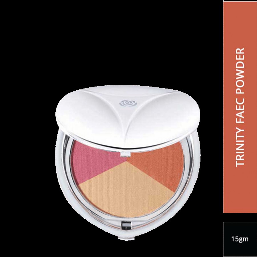 Chambor Trinity All Over Face Powder - Pink Peach Neutral