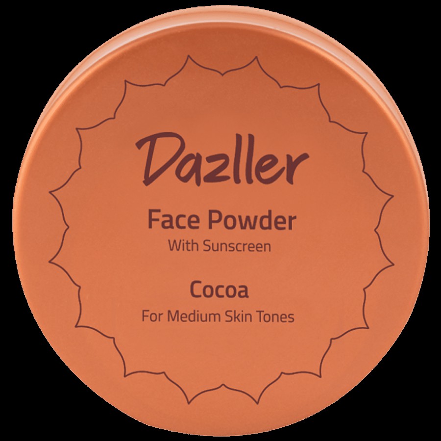 Dazller Face Powder With Sunscreen - Helps To Set Makeup