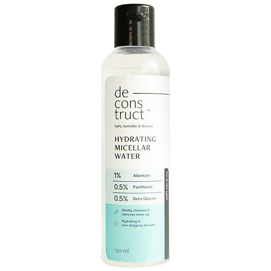 Deconstruct Hydrating Micellar Water For Cleansing & Removing Makeup - 1% Allantoin