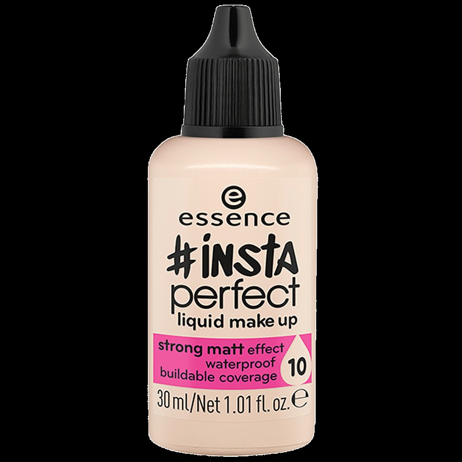 Essence Insta Perfect Liquid Make Up - Strong Matt Effect