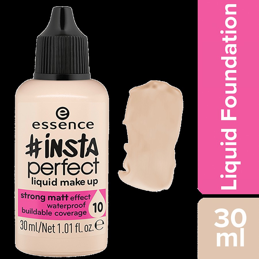 Essence Insta Perfect Liquid Make Up - Strong Matt Effect