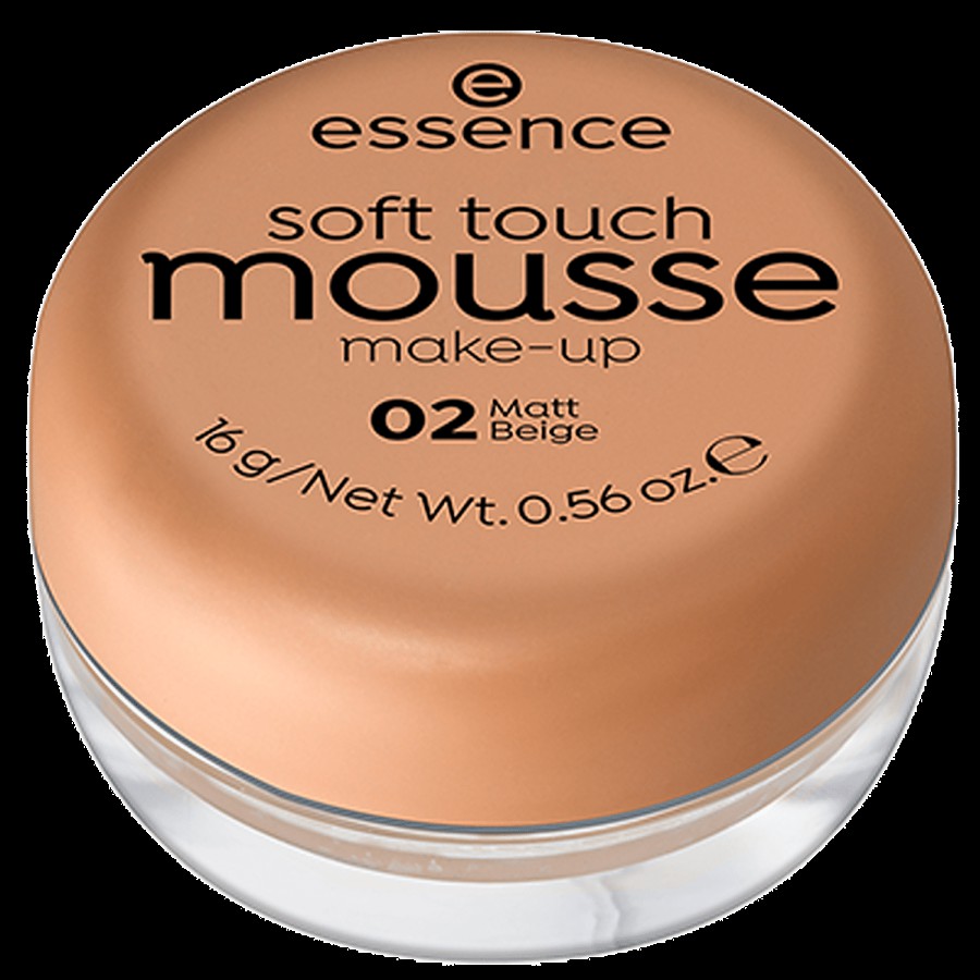 Essence Soft Touch Mousse Make-Up - Provides Natural-looking Matt Complexion