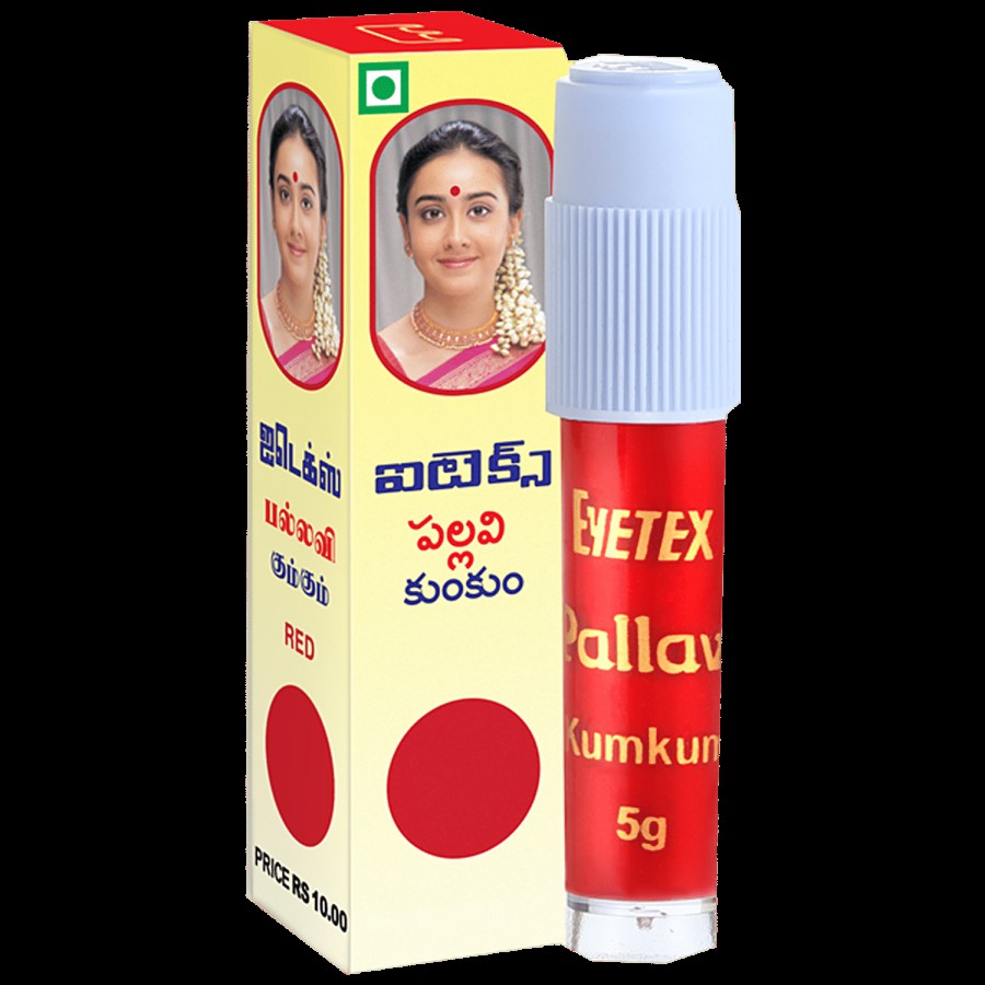 Eyetex Pallavi Liquid Kumkum-Red