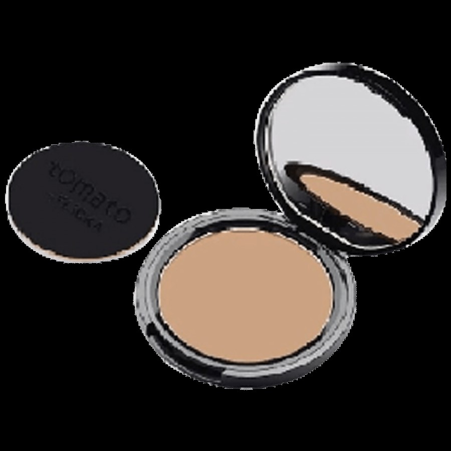 Flicka Tomato Compact Powder - With SPF