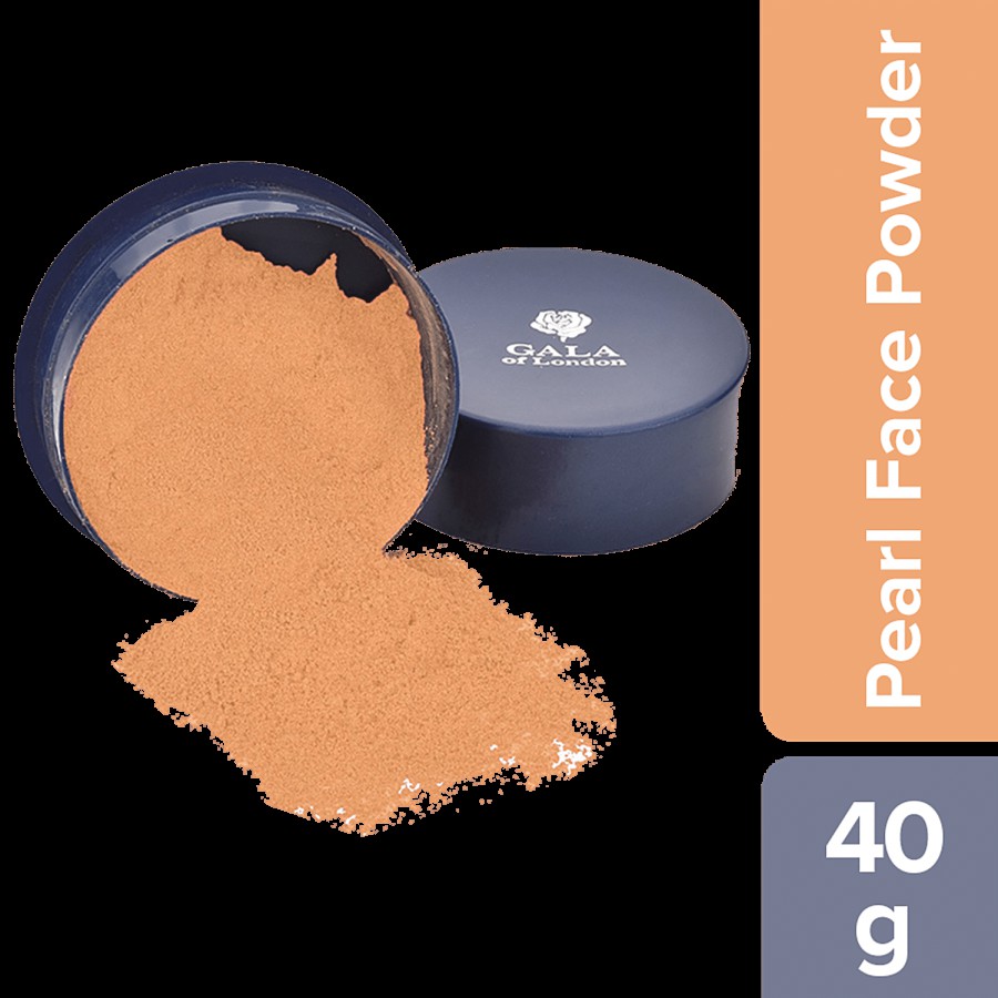 GALA OF LONDON Pearl Face Powder - Rosy Glow