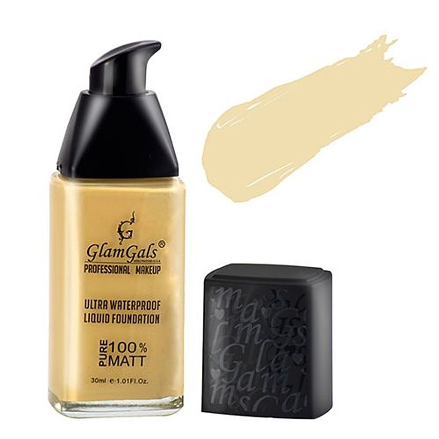 GlamGals Matte Finished Ultra Water Proof Liquid Foundation