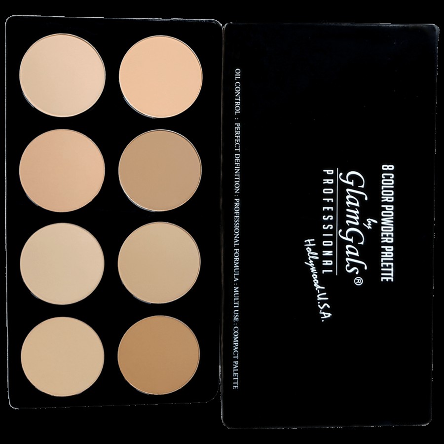 GlamGals Pressed Powder Palette - Even Out Complexion