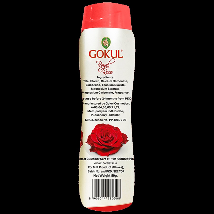 Gokul Royal Rose Beauty Powder - Long Lasting