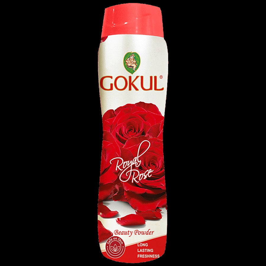 Gokul Royal Rose Beauty Powder - Long Lasting