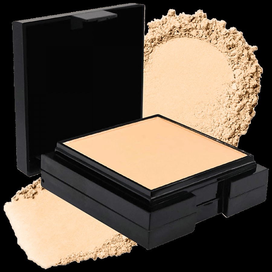 Half N Half Pressed Oil-Control Skin Fit Pressed Powder - Long-Lasting