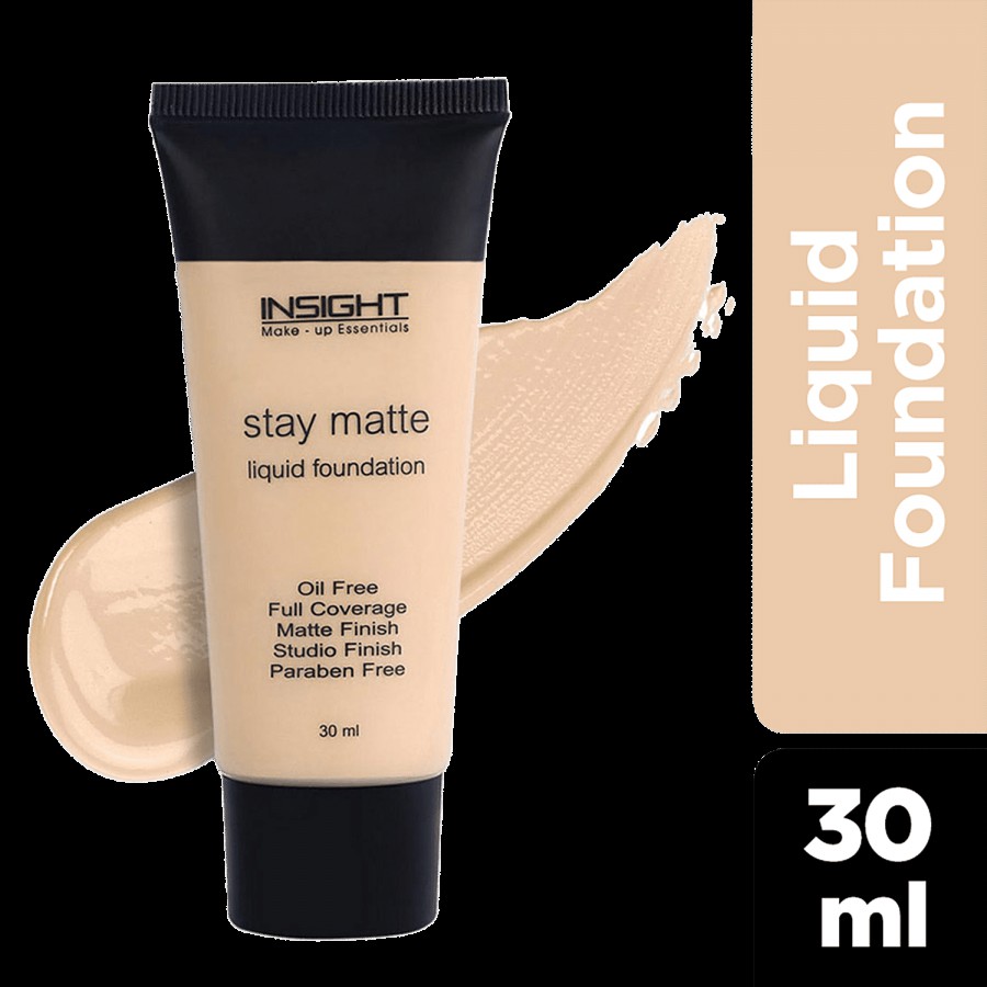 INSIGHT Cosmetics Stay Matte Liquid Foundation - Oil-Free