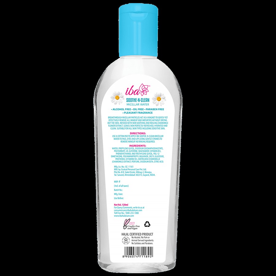 Iba Soothe-N-Clean Micellar Water