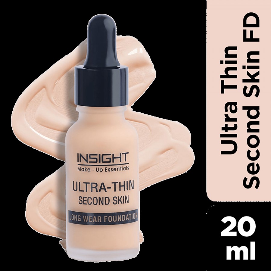 Insight Cosmetics Ultra-Thin Second Skin Long-Wear Foundation - Lightweight