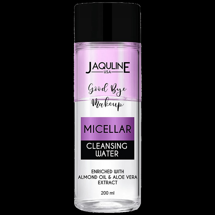 Jaquline USA Good Bye Makeup Micellar Cleansing Water - Paraben & Cruelty Free