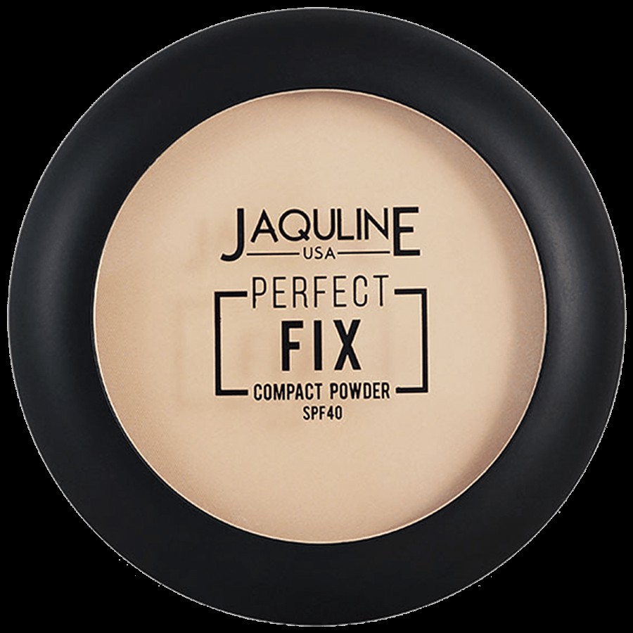 Jaquline USA Perfect Fix SPF 40+++ Compact Powder - Long Wear Formula