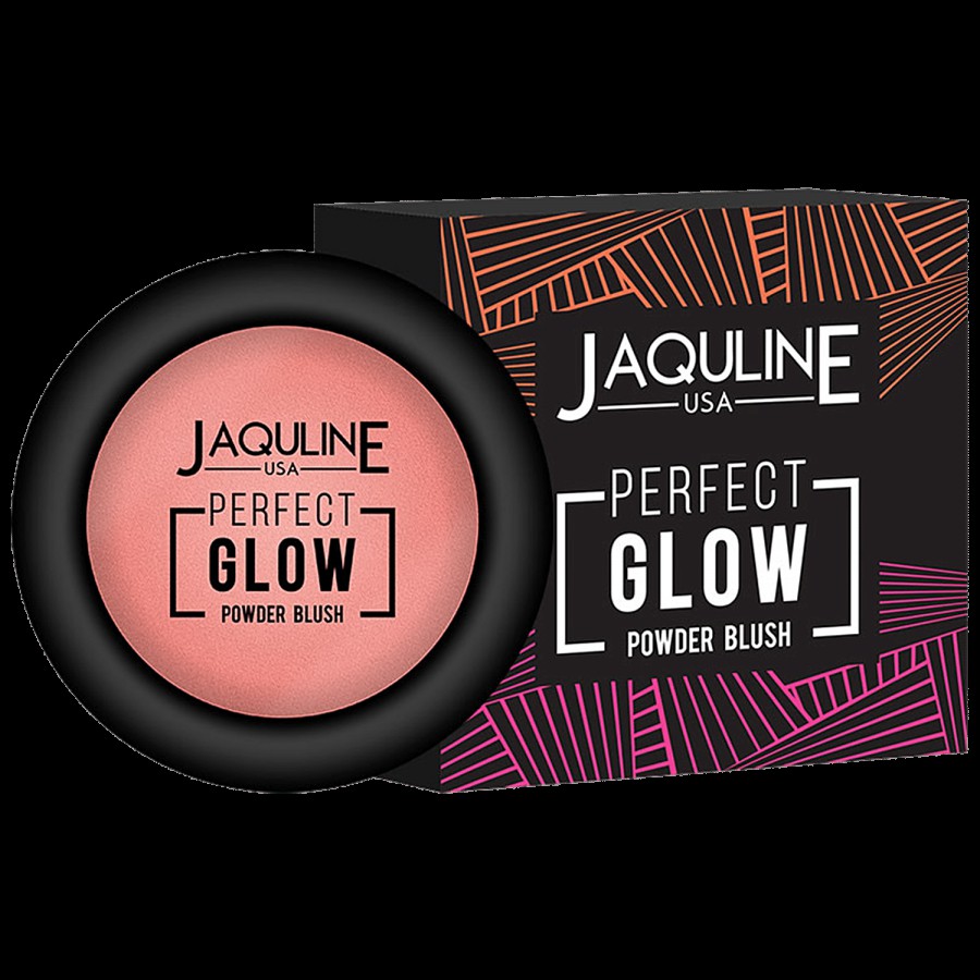 Jaquline USA Perfect Glow Powder Blush - Lightweight