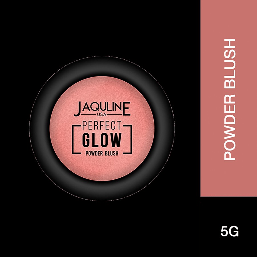 Jaquline USA Perfect Glow Powder Blush - Lightweight