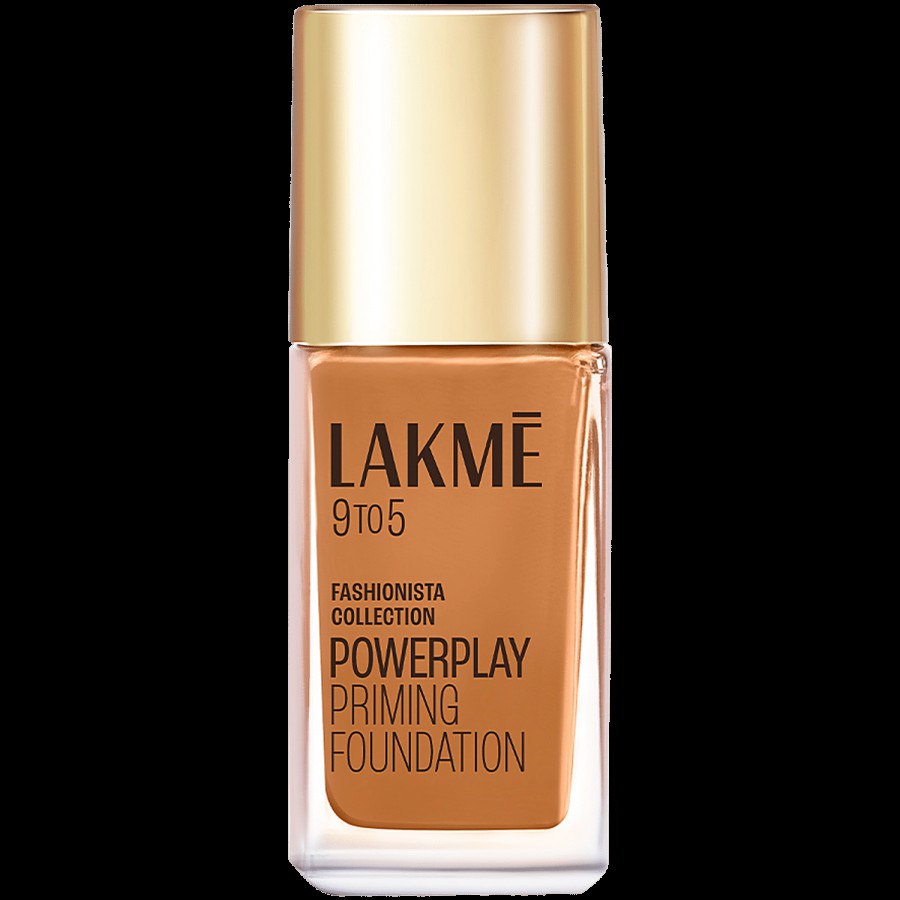 Lakme 9to5 Powerplay Priming Foundation Built in Primer Long-Lasting SPF 20 Cool Mocha