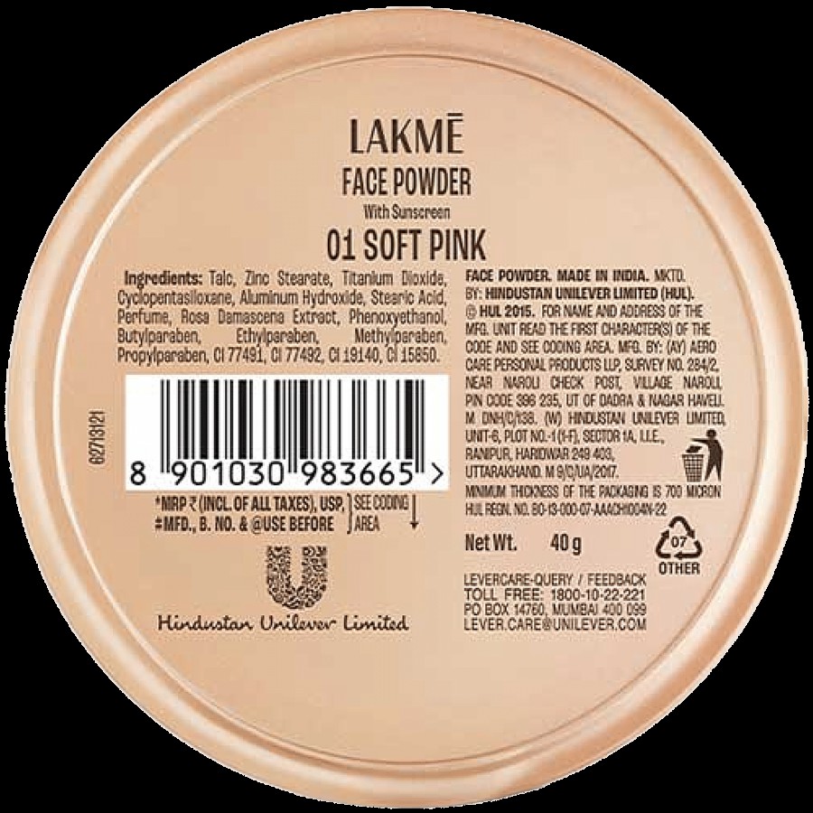 Lakme Face Powder - Matte Finish