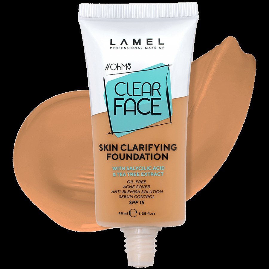 Lamel Oh My Clear Face Skin Clarifying Foundation With SPF 15