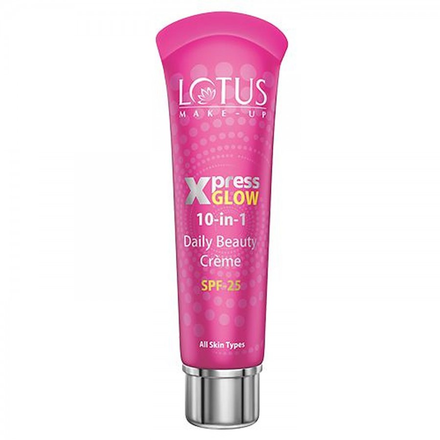 Lotus Makeup Make Up Xpress Glow 10 In 1 Daily Beauty Cream Spf 25