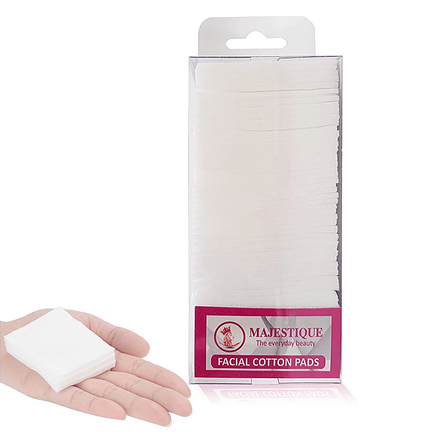 MAJESTIQUE Facial Cotton Pads - Makeup Removing Wipes